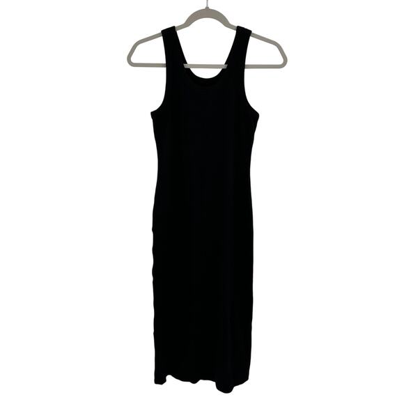 Everlane The Ribbed Tank Dress in black Size S NWOT - Picture 2 of 7
